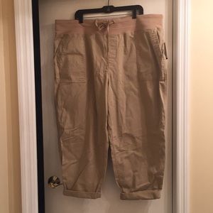 NWT Tan slacks.